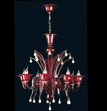 Sleek Droplet Chandelier